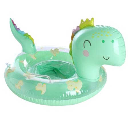 (Søte grønne dinosaurbukser med løkker) babybøye, bassengbøye, baby