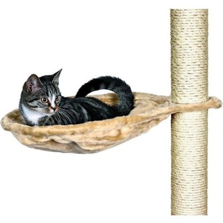 TRIXIE Nest XL för kattträd ø 45 cm plyschbeige