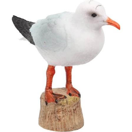 Havmåke Figur Dyrepynt Nautiske Dekorasjoner Fuglefigurer Rustikk Vintage Kyst Strand Hjem Dekorasjoner Nautiske Gaver (FMY)