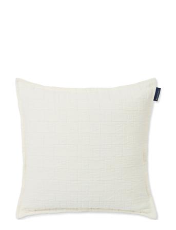 Basket Structured Cotton Pillow Cover Home Textiles Cushions & Blankets Cushion Covers Hvid Lexington Home