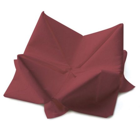 DUNI Servett 3-lagers, enfärgad, ¼-vikt, 33 cm, bordeaux 125/fp - Lyreco - Kök och servering - Servetter och dukar - Servett - 3-lagers