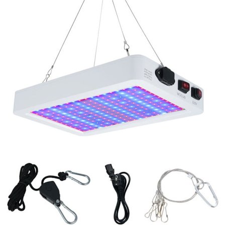 216 LEDin täyden spektrin kasvivalo, vedenpitävä taimille, kukille ja kasvihuoneille