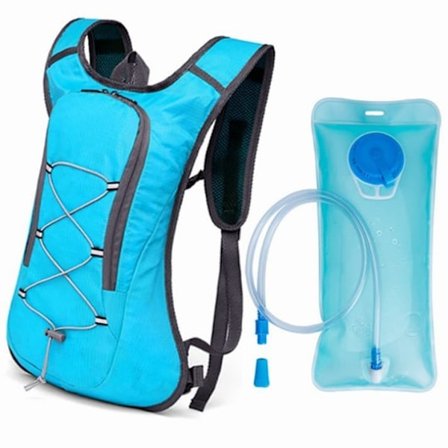 Cycling Backpack / Sporty Hydration Pack with 2L Water Bladder – Perfect for Cycling, Running and Hiking