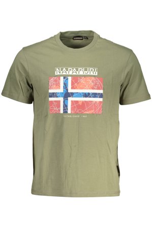 Napapijri T-shirt Maniche Corte Uomo Verde