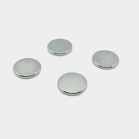Aimants Silwy Power Magnets, 4-pack + plaques adhésives double face