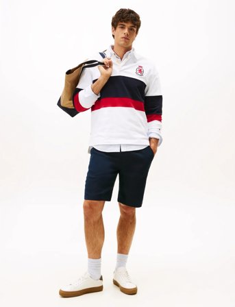 Tommy Hilfiger Harlem Po Linen Short - Blue - 33