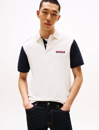 Tommy Hilfiger Archive Colorblock Polo - White - S