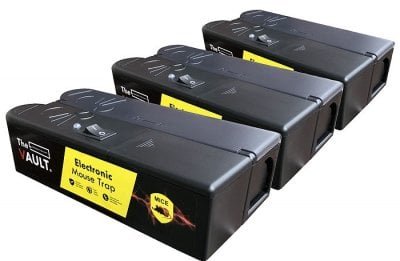 3x TheVault elektrische muizenval