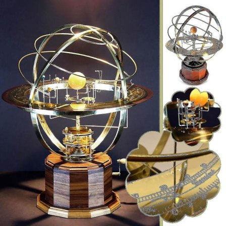 Retro Grand Orrery model af solsystemet Hjem Stue Soveværelse Dekoration
