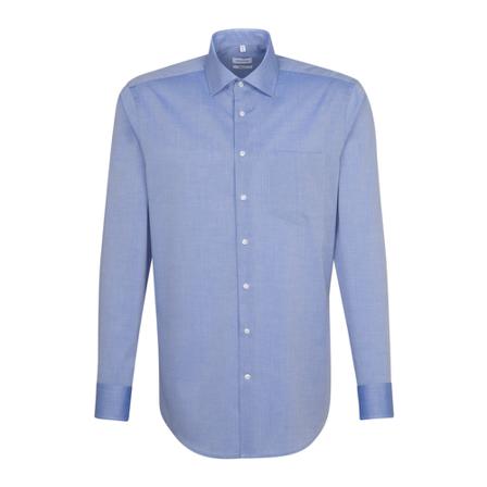 Seidensticker Business Shirt Regular , Blauw , Heren , Maat: S