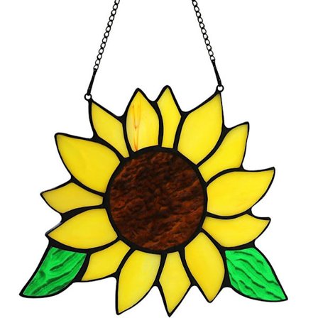 Solsikkeanheng Farget vindusoppheng Solsikkeinteriør