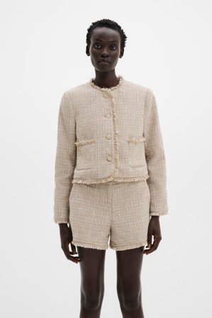 Malina - Fia boucle jacket - 44 - Boucle Beige