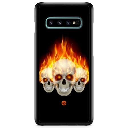 Bjornberry Skal Samsung Galaxy S10 - Flames Dödskallar
