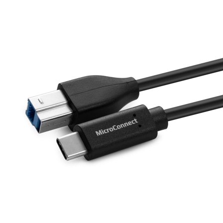 MicroConnect USB type C-kabel - 24 pin USB-C til USB Type B - 3 m
