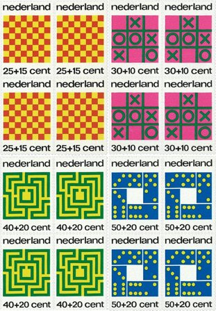 Holland 1973 - NVPH 1038-1041 - 4-blokke - Postfrisk