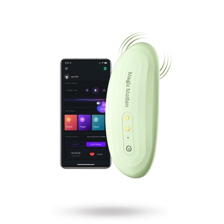 MAGIC MOTION - NYX SMART PANTY VIBRATOR GREEN - Vuxen: Lingerie & undertøy