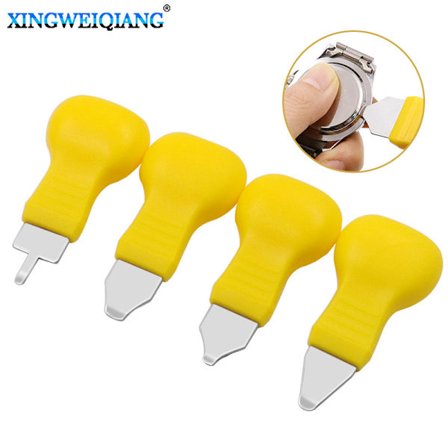 Verktøy for klokke - batteribytte, klokkebatteribytte - kasseåpner, gul 4 stiler A, B, C, D