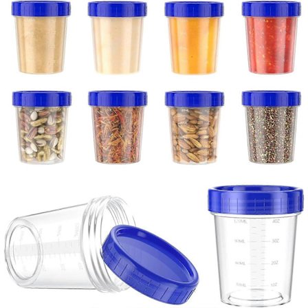 10 kpl Salaattikastikeastia mukaan, 120 ml kastikeastioita kansilla, 120 ml salaattikastikeastioita, välipala kastike ruoka hedelmät jogurtti 