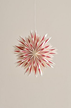 Jotex - THEBE gwiazda bożonarodzeniowa ø 50 cm Biały/czerwony - Kup Gwiazdy bożonarodzeniowe firmy Jotex