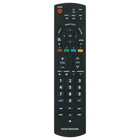 TV fjärrkontroll Ersättning för N2QAYB000485 För Panasonic TV