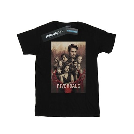 Riverdale Herr T-shirt med hjortdödskalle 5XL Svart