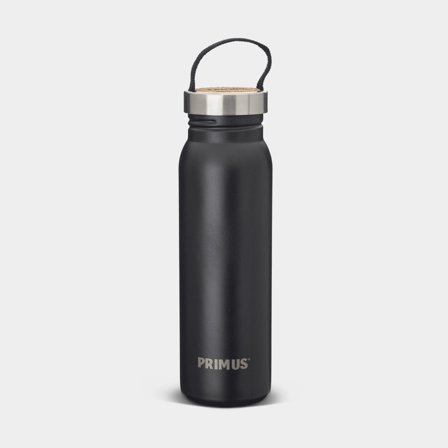 Wasserflasche aus Edelstahl Primus Klunken Bottle Black, 700 ml - Camping