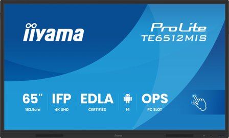 iiyama 65" iiWare13E , Android 14,