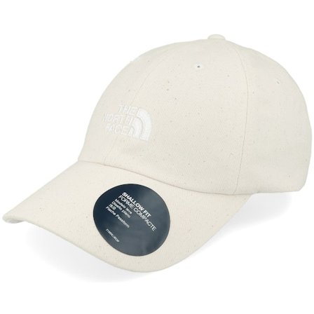 The North Face - Weiss Unconstructed Cap - Norm Hat White Dune/Raw Undyed Dad Cap @ Hatstore