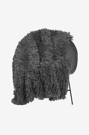 Skinnwille - Peitto Wooly - Harmaa - Torkkupeitot - 120X180 - - Homeroom