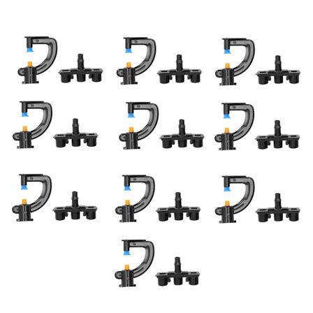 10 Sæt Roterende G Type Refraktion Mikrodyse Vandingssprinkler Vandingsudstyr til Drivhus