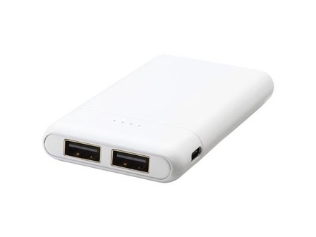 Powerbank Odyssey 5 000 mAhvit - Lyreco - Profilsortiment - Mobiler och tablets - Powerbanks - Standard