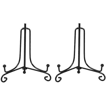 Metal Display Stand 6 Tommer Fotostativ, Billedrammestativ, 5-pak