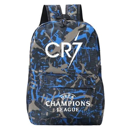 CR7 Ronaldo Ryggsekk Barn Skolevesker Skolesekk Lett Stor Kapasitet Laptop Arbeidsryggsekk Hverdagsryggsekk