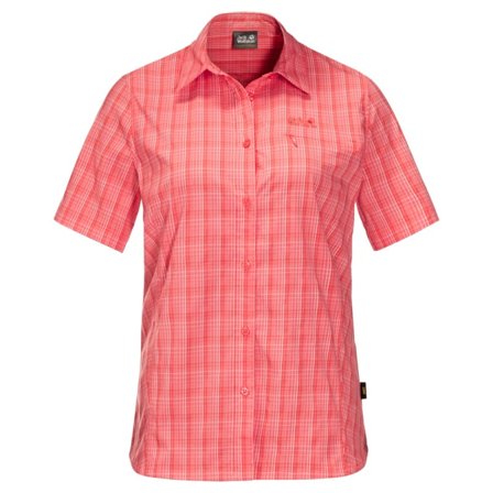 Jack Wolfskin Women's Centaura Shirt Women short-sleeved shirts Pink S