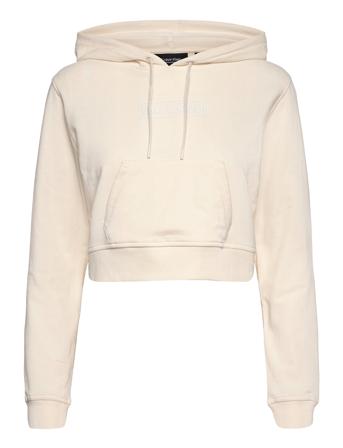 Pw - Hoodie Cream Calvin Klein Performance