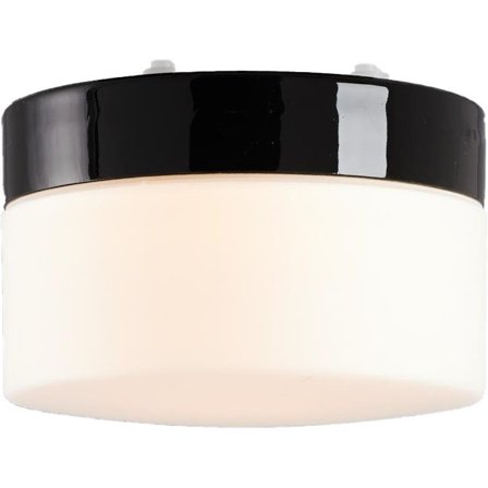 Ifö Electric Opus 200/140 Bastuarmatur IP44, rak, E27 Svart, Belysning