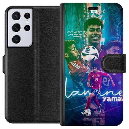 Kompatibelt Plånboksfodral till Samsung Samsung Galaxy S21 Ultra 5G Lamine Yamal FCB