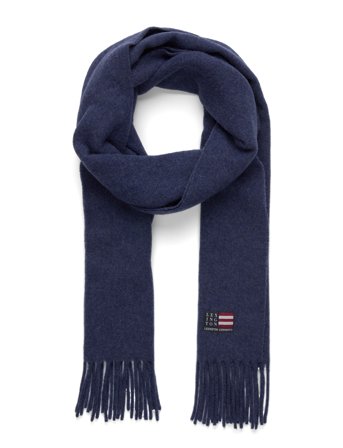 Recycled Wool Blend Scarf Grey Lexington Clothing