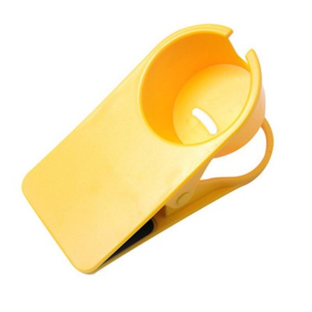 Bord Sida Vattenkopp Hylla Kaffe Dryck Mugghållare GUL