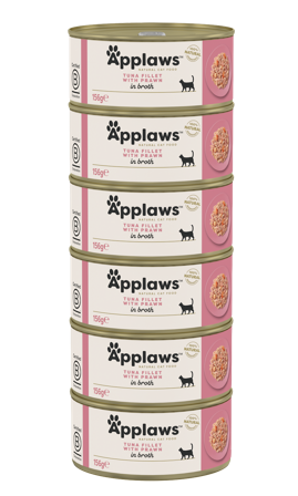 Applaws - Tunfiskfilet og reker 156 g x 24 - Katt - Kattefôr & kattemat - Våtfôr og våtmat - ZOO.no