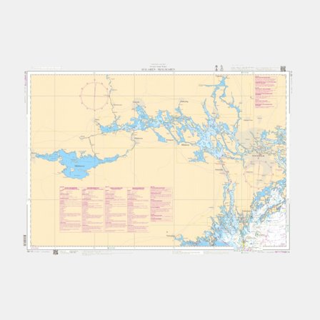 Coastal Chart Sjöfartsverket 10 Mälaren - Hjälmaren (Edition 2022)