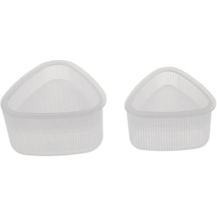 Trekantet Sushi, Risballramme Matform 3-delt sett (1 sett har en stor og en liten)