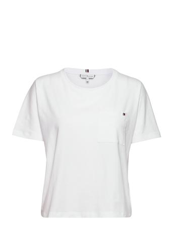 Rlx Round-Nk Top Ss T-shirt Top Hvid Tommy Hilfiger