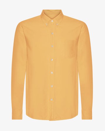 Organic Button Down Shirt - Sandstone Orange - Male - 2XL