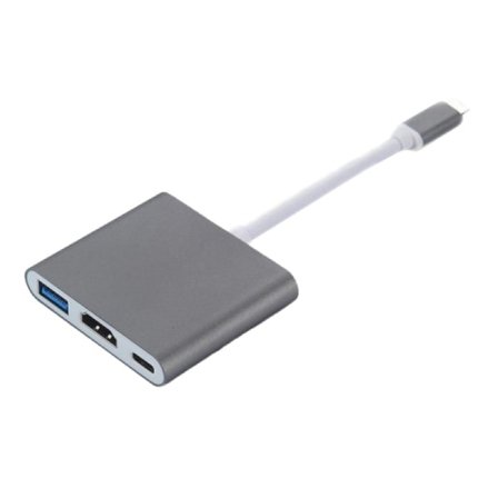 USB-C Multiport Adapter til USB (PD), USB-C, 4K HDMI-kompatibel