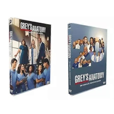 Grey's Anatomy Draamasarja Kausi 19-20 (DVD 7-levyn sarja) Alue 1 (FMY),A