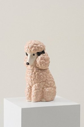 Jotex - Dekorationsburk Med Lock Beige ULLA - Köp Prydnadssaker hos Jotex