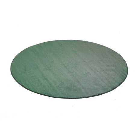 Round play mat KALLE, Ø2000 mm, green
