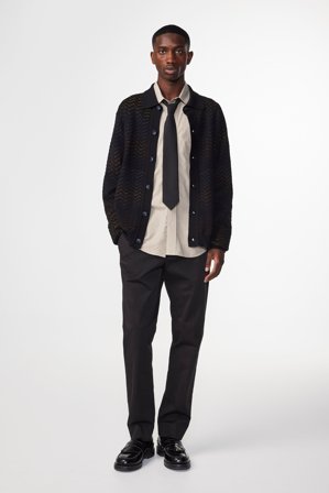 NN.07 Wilhelm Chino Herre Sort Lyocell