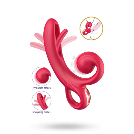 Vibrator With Tongue & Clitoral Stimulation - Vuxen.dk: For hende